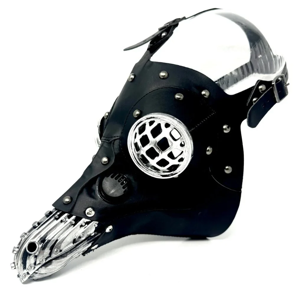 Steampunk Plague Doctor Mask, Long Nose Halloween Masquerade Party Masks